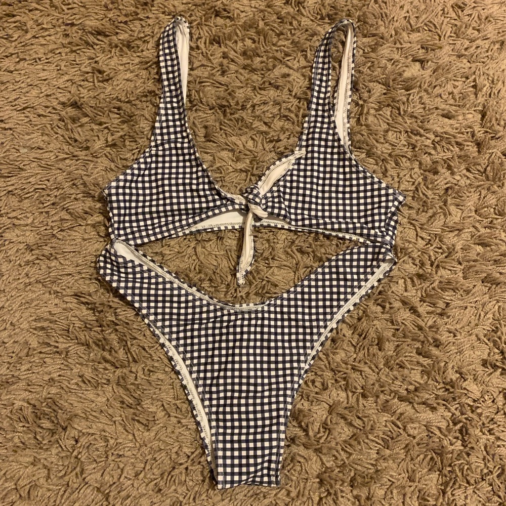 Zaful Gingham Bikini